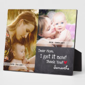 Plaque Photo Et maintenant, Chère maman, je l'ai maintenant, Me (Côté)