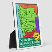 Plaque Photo État de Jefferson (Côté)