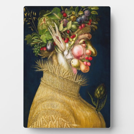 Plaque Photo Été | Giuseppe Arcimboldo | (Devant)
