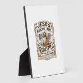 Plaque Photo étiquette de code-barres Jésus Rachetée Jésus code (Côté)