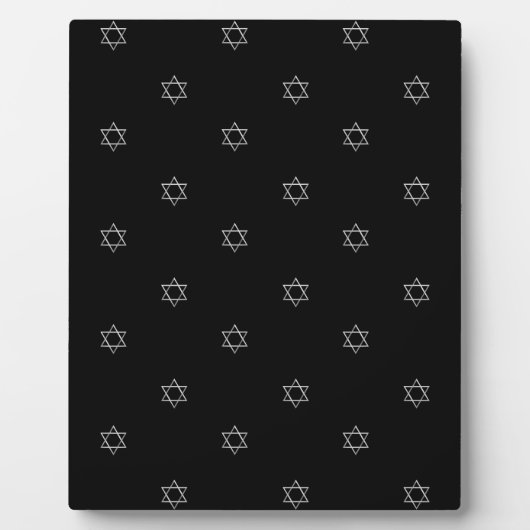 Plaque Photo Étoile d'argent 3D de David (Devant)