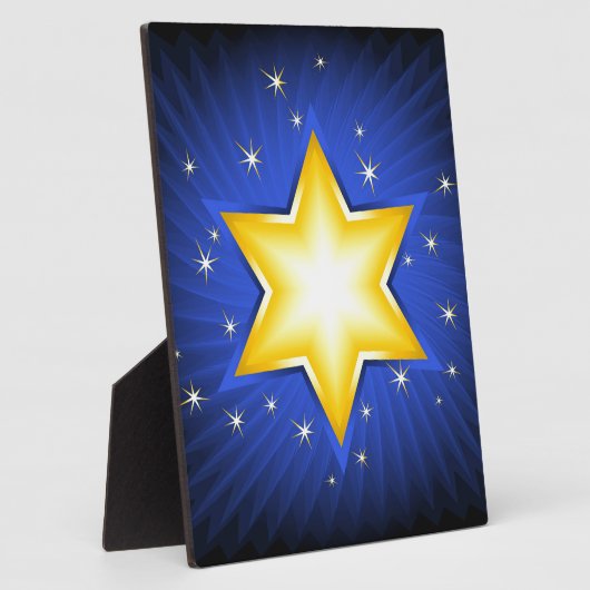 Plaque Photo Étoile de David (Côté)