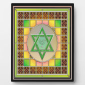 Plaque Photo Étoile de David (Devant)