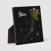 Plaque Photo Étoile de Noël (Recto)