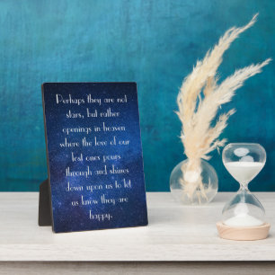 Plaque Photo Étoiles, Ouvertures pour les amoureux perdus Prove