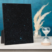 Plaque Photo Étoiles turquoises (Côté)