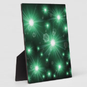 Plaque Photo étoiles vertes (Côté)