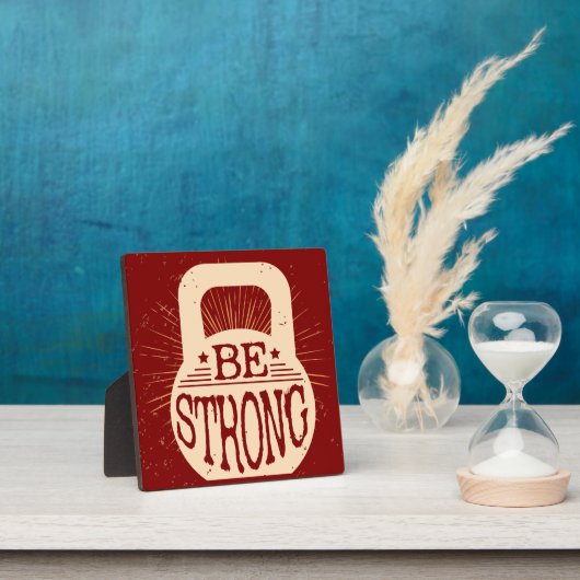 Plaque Photo Être fort (Insitu)
