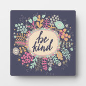 Plaque Photo Être gentil (Devant)