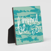 Plaque Photo Être inspiré (Recto)