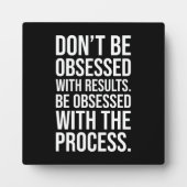 Plaque Photo Être Observé Avec Le Processus - Motivationnel (Devant)