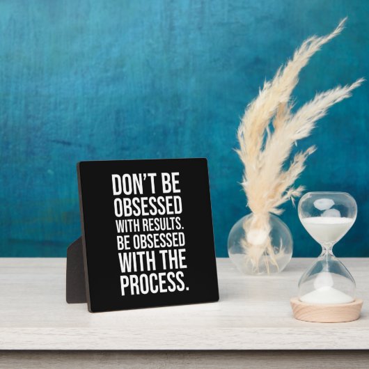 Plaque Photo Être Observé Avec Le Processus - Motivationnel (Insitu)