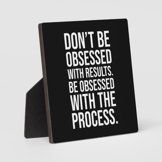 Plaque Photo Être Observé Avec Le Processus - Motivationnel (Recto)