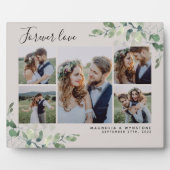 Plaque Photo Eucalyptus Mariage Photo Collage de conservation (Devant)