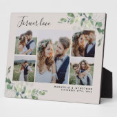 Plaque Photo Eucalyptus Mariage Photo Collage de conservation (Côté)