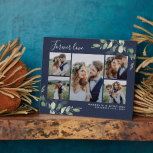 Plaque Photo Eucalyptus Wedding Photo Collage Keepsake
