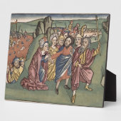 Plaque Photo Exode 14 Moïse et les Israélites traversant la Ré (Côté)