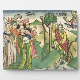 Plaque Photo Exode 15 1-19 La Chanson de Moïse, du 'Nuremb