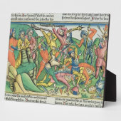 Plaque Photo Exode 17 8-15 Aaron et heures de soutien Les mains (Côté)