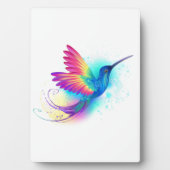 Plaque Photo Exotic Rainbow Hummingbird (Devant)