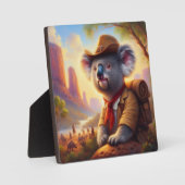 Plaque Photo Explorateur Koala (Recto)