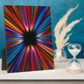 Plaque Photo Explosion colorée de starburst (Côté)
