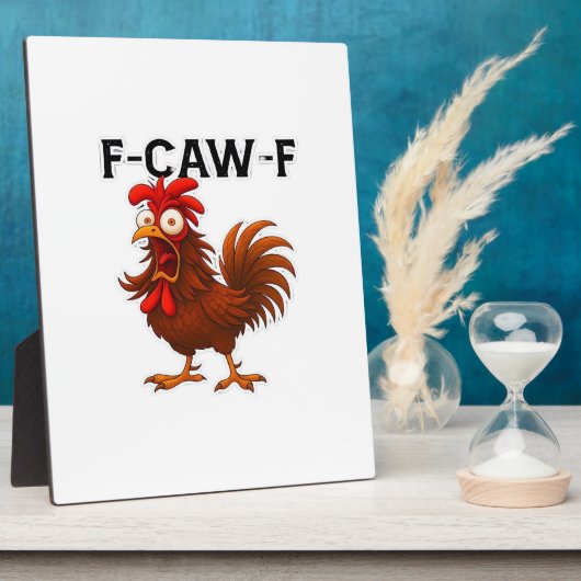 Plaque Photo F-Caw-F Chicken Classic (Côté)