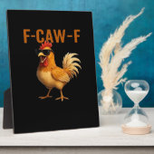 Plaque Photo F-Caw-F Chicken Classic Aesthetic Design (Côté)