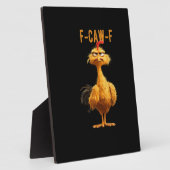 Plaque Photo F-Caw-F Chicken Classic Retro Style (Côté)