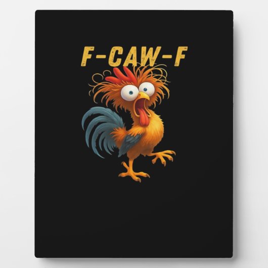 Plaque Photo F-Caw-F-Chicken Essential Retro Classic (Devant)