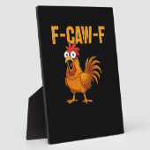 Plaque Photo F-Caw-F-Chicken Essential Simple Design (Côté)