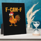 Plaque Photo F-Caw-F-Chicken Essential Simple Design (Côté)