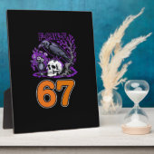 Plaque Photo F-Caw-F Chicken Halloween Classic Funny Trendy (Côté)