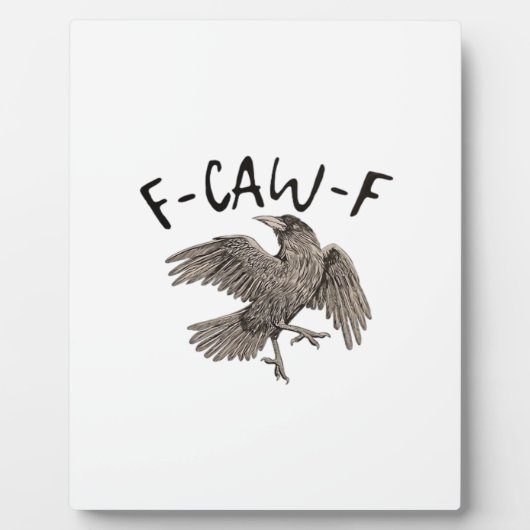 Plaque Photo F-Caw-F Classique Esthétique Décontracté (Devant)