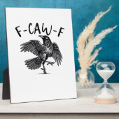 Plaque Photo F Caw F Crow Retro Classic Style (Côté)