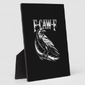 Plaque Photo F-Caw-F Crow Womens Trendy Casual (Côté)