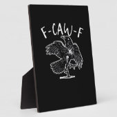 Plaque Photo F-Caw-F Drôle Tendance (Côté)