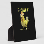Plaque Photo F-Caw-F Funny Chicken Classic Creative Casual (Côté)