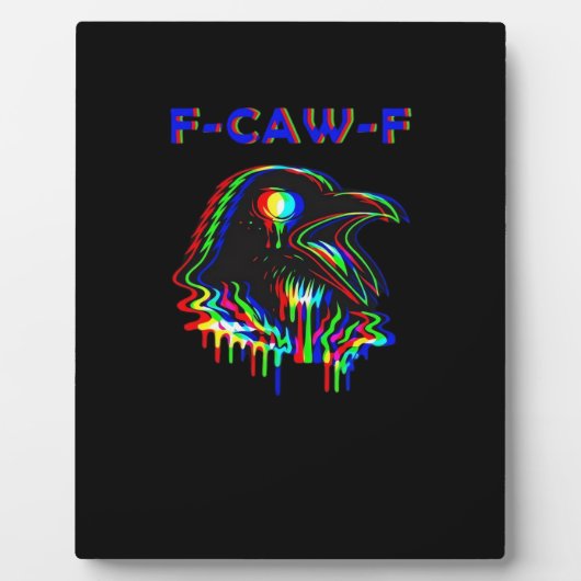 Plaque Photo F-Caw-F Halloween Music Party Essential (Devant)