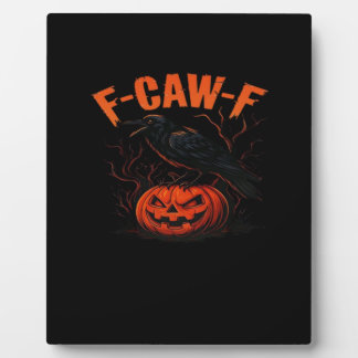 Plaque Photo F-Caw-F Halloween Tendance Décontracté