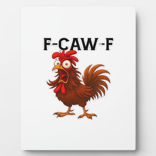 Plaque Photo F-Caw-F Poulet Classique (Devant)