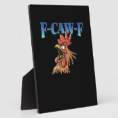 Plaque Photo F-Caw-F Poulet Classique Cool Unique (Côté)
