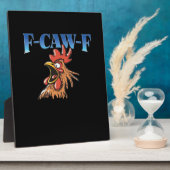 Plaque Photo F-Caw-F Poulet Classique Cool Unique (Côté)