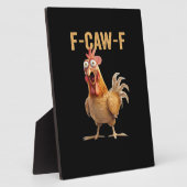 Plaque Photo F-Caw-F Poulet Classique Créatif Décontracté (Côté)