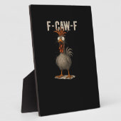 Plaque Photo F-Caw-F Poulet Rétro Classique (Côté)