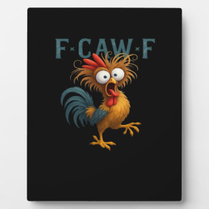 Plaque Photo F-Caw-F Poulet Style Vintage Essentiel