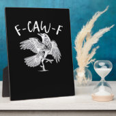 Plaque Photo F-Caw-F Raven Retro Classique (Côté)