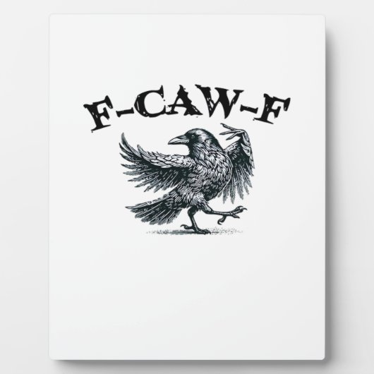 Plaque Photo F-Caw-F Style Rétro (Devant)