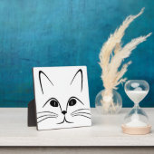 PLAQUE PHOTO FACE CAT (Insitu)