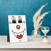 PLAQUE PHOTO FACE DE CLOWN (Côté)